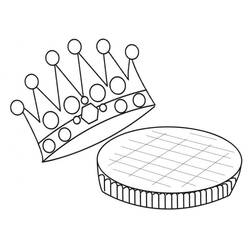Dibujo para colorear: Rosca de Reyes (Comida y Nutrición) #178360 - Dibujos para Colorear e Imprimir Gratis