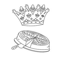 Dibujos para colorear: Rosca de Reyes - Dibujos para Colorear e Imprimir Gratis