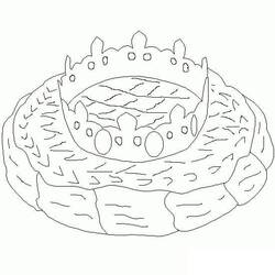 Dibujo para colorear: Rosca de Reyes (Comida y Nutrición) #178364 - Dibujos para Colorear e Imprimir Gratis