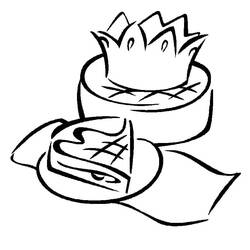 Dibujo para colorear: Rosca de Reyes (Comida y Nutrición) #178365 - Dibujos para Colorear e Imprimir Gratis