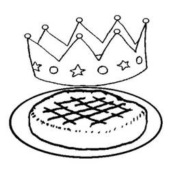 Dibujo para colorear: Rosca de Reyes (Comida y Nutrición) #178366 - Dibujos para Colorear e Imprimir Gratis