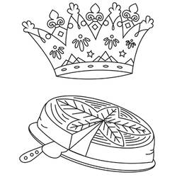 Dibujo para colorear: Rosca de Reyes (Comida y Nutrición) #178367 - Dibujos para Colorear e Imprimir Gratis