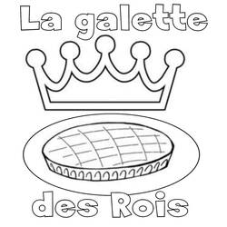 Dibujo para colorear: Rosca de Reyes (Comida y Nutrición) #178369 - Dibujos para Colorear e Imprimir Gratis