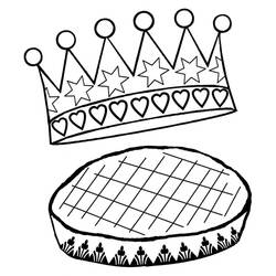 Dibujo para colorear: Rosca de Reyes (Comida y Nutrición) #178370 - Dibujos para Colorear e Imprimir Gratis