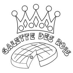 Dibujo para colorear: Rosca de Reyes (Comida y Nutrición) #178371 - Dibujos para Colorear e Imprimir Gratis