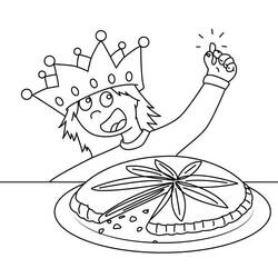 Dibujo para colorear: Rosca de Reyes (Comida y Nutrición) #178381 - Dibujos para Colorear e Imprimir Gratis