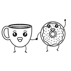 Dibujo para colorear: Rosquilla (Comida y Nutrición) #190530 - Dibujos para Colorear e Imprimir Gratis