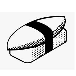 Dibujo para colorear: Sushi (Comida y Nutrición) #209240 - Dibujos para Colorear e Imprimir Gratis