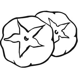 Dibujo para colorear: Tomate (Comida y Nutrición) #195378 - Dibujos para Colorear e Imprimir Gratis
