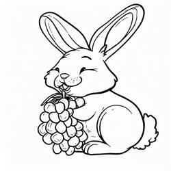 Dibujo para colorear: Uvas (Comida y Nutrición) #212401 - Dibujos para Colorear e Imprimir Gratis