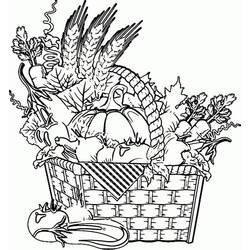 Dibujo para colorear: Verduras (Comida y Nutrición) #212132 - Dibujos para Colorear e Imprimir Gratis