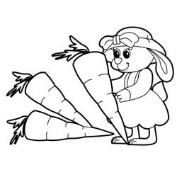 Dibujo para colorear: Zanahoria (Comida y Nutrición) #197490 - Dibujos para Colorear e Imprimir Gratis