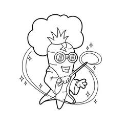 Dibujo para colorear: Zanahoria (Comida y Nutrición) #197513 - Dibujos para Colorear e Imprimir Gratis