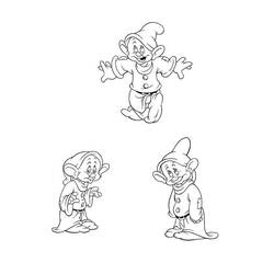Dibujo para colorear: Blancanieves y los Siete Enanitos (Cuentos de Hadas e Historias) #133901 - Dibujos para Colorear e Imprimir Gratis