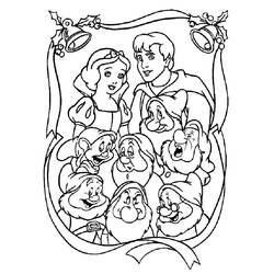 Dibujo para colorear: Blancanieves y los Siete Enanitos (Cuentos de Hadas e Historias) #133977 - Dibujos para Colorear e Imprimir Gratis