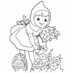 Dibujo para colorear: Caperucita Roja (Cuentos de Hadas e Historias) #49180 - Dibujos para Colorear e Imprimir Gratis