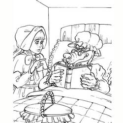 Dibujo para colorear: Caperucita Roja (Cuentos de Hadas e Historias) #49181 - Dibujos para Colorear e Imprimir Gratis