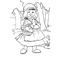 Dibujo para colorear: Caperucita Roja (Cuentos de Hadas e Historias) #49185 - Dibujos para Colorear e Imprimir Gratis