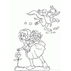 Dibujo para colorear: Caperucita Roja (Cuentos de Hadas e Historias) #49193 - Dibujos para Colorear e Imprimir Gratis