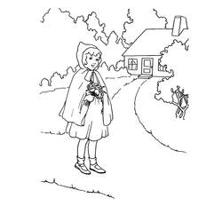 Dibujo para colorear: Caperucita Roja (Cuentos de Hadas e Historias) #49306 - Dibujos para Colorear e Imprimir Gratis