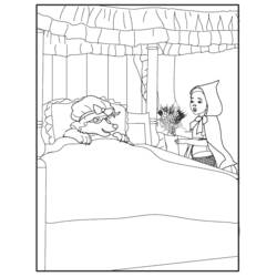 Dibujo para colorear: Caperucita Roja (Cuentos de Hadas e Historias) #49318 - Dibujos para Colorear e Imprimir Gratis