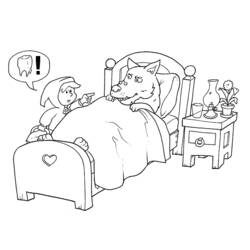 Dibujo para colorear: Caperucita Roja (Cuentos de Hadas e Historias) #49324 - Dibujos para Colorear e Imprimir Gratis