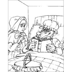 Dibujo para colorear: Caperucita Roja (Cuentos de Hadas e Historias) #49350 - Dibujos para Colorear e Imprimir Gratis