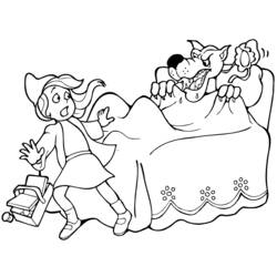 Dibujo para colorear: Caperucita Roja (Cuentos de Hadas e Historias) #49354 - Dibujos para Colorear e Imprimir Gratis