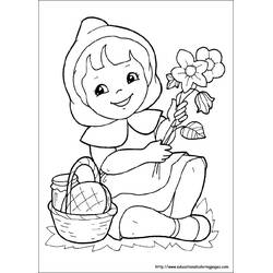Dibujo para colorear: Caperucita Roja (Cuentos de Hadas e Historias) #49370 - Dibujos para Colorear e Imprimir Gratis