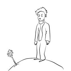 Dibujo para colorear: El Principito (Cuentos de Hadas e Historias) #182674 - Dibujos para Colorear e Imprimir Gratis
