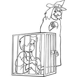 Dibujos para colorear: Hansel y Gretel - Dibujos para Colorear e Imprimir Gratis