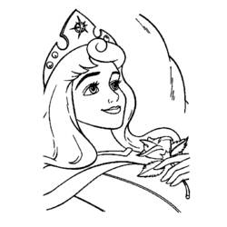 Dibujo para colorear: La Bella Durmiente (Cuentos de Hadas e Historias) #130721 - Dibujos para Colorear e Imprimir Gratis
