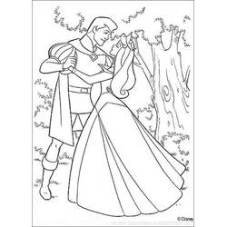Dibujo para colorear: La Bella Durmiente (Cuentos de Hadas e Historias) #130737 - Dibujos para Colorear e Imprimir Gratis
