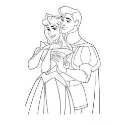 Dibujo para colorear: La Bella Durmiente (Cuentos de Hadas e Historias) #130744 - Dibujos para Colorear e Imprimir Gratis