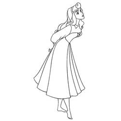 Dibujo para colorear: La Bella Durmiente (Cuentos de Hadas e Historias) #130802 - Dibujos para Colorear e Imprimir Gratis