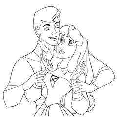 Dibujo para colorear: La Bella Durmiente (Cuentos de Hadas e Historias) #130842 - Dibujos para Colorear e Imprimir Gratis
