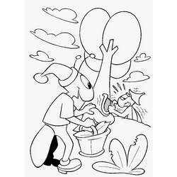 Dibujos para colorear: La Cigarra y la Hormiga - Dibujos para Colorear e Imprimir Gratis
