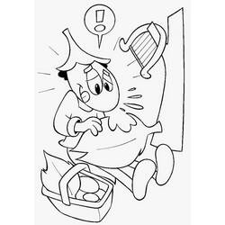 Dibujo para colorear: La Cigarra y la Hormiga (Cuentos de Hadas e Historias) #191437 - Dibujos para Colorear e Imprimir Gratis