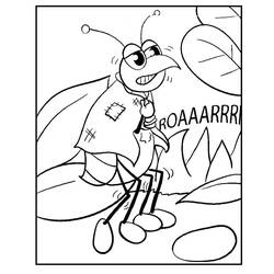 Dibujo para colorear: La Cigarra y la Hormiga (Cuentos de Hadas e Historias) #191445 - Dibujos para Colorear e Imprimir Gratis