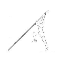 Dibujo para colorear: Atletismo (Deportes) #193801 - Dibujos para Colorear e Imprimir Gratis