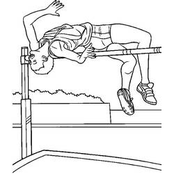 Dibujo para colorear: Atletismo (Deportes) #193805 - Dibujos para Colorear e Imprimir Gratis