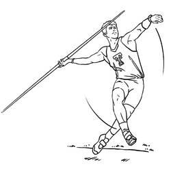 Dibujo Atletismo (Deportes) #193833 para imprimir y colorear