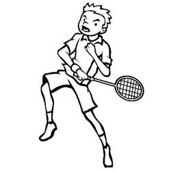 Dibujo Bádminton (Deportes) #177031 para imprimir y colorear
