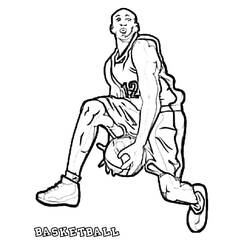 Baloncesto - Dibujos para colorear gratis