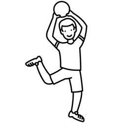 Dibujo Balonmano (Deportes) #210799 para imprimir y colorear