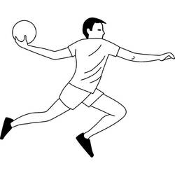 Dibujo Balonmano (Deportes) #210801 para imprimir y colorear