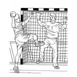 Dibujo Balonmano (Deportes) #210808 para imprimir y colorear