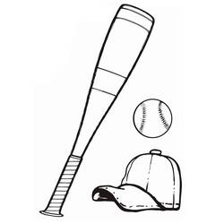 Dibujo Béisbol (Deportes) #177111 para imprimir y colorear
