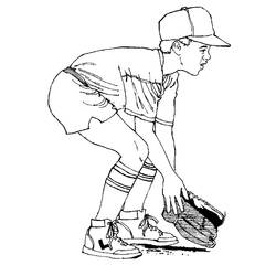 Dibujo Béisbol (Deportes) #177116 para imprimir y colorear