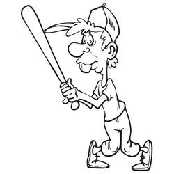 Dibujo Béisbol (Deportes) #177122 para imprimir y colorear